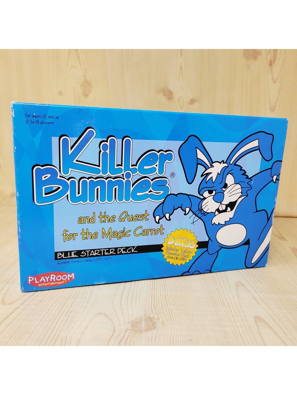 Killer Bunnies And The Quest For The Magic Carrot Blue / Yellow Starter COMPLETE